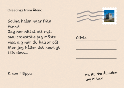Postcard back