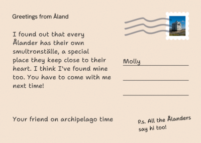 Postcard back