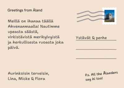 Postcard back