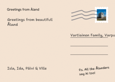 Postcard back
