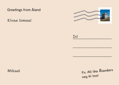 Postcard back