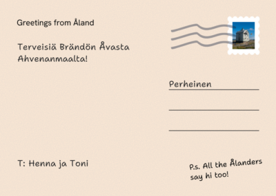 Postcard back
