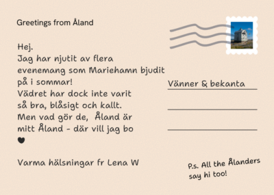 Postcard back
