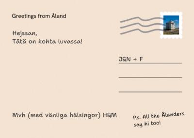 Postcard back