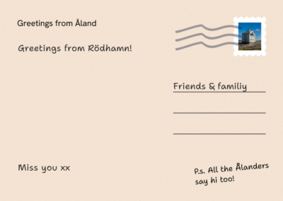 Postcard back