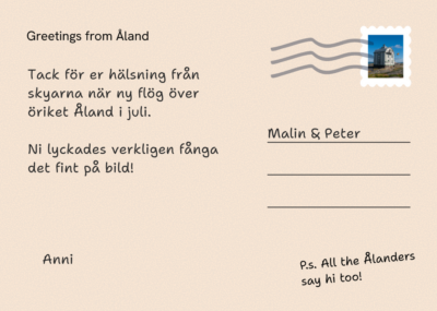 Postcard back