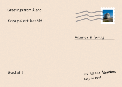 Postcard back