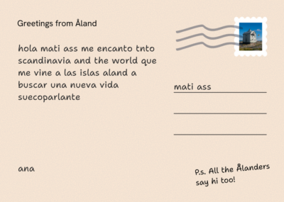 Postcard back